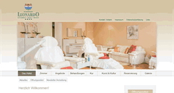 Desktop Screenshot of kurhotel-leonardo.at